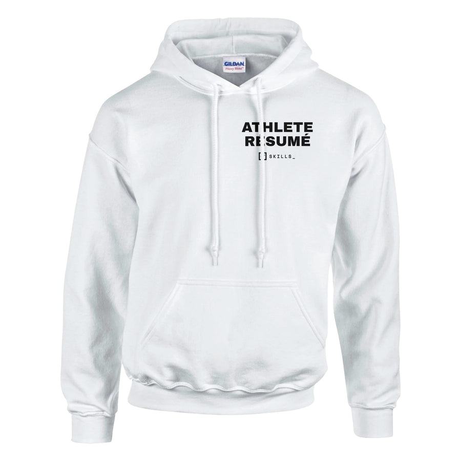 Athlete Résumé Hoodie – Gym Checklist Pullover