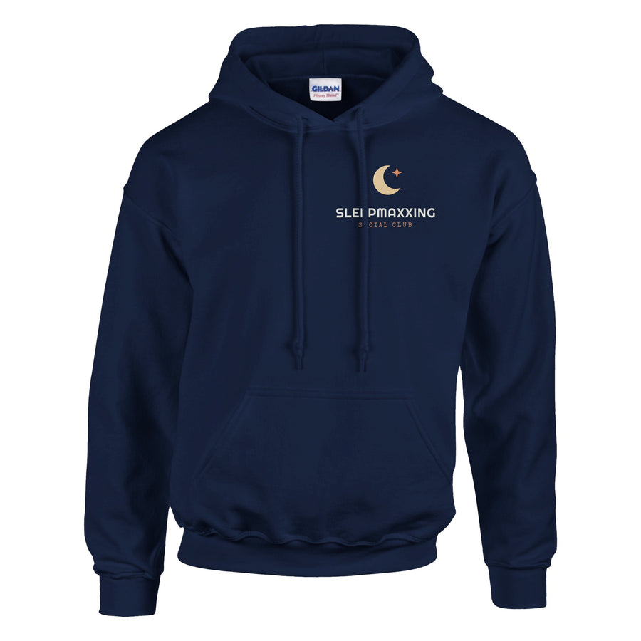 Sleepmaxxing Social Club Hoodie – Sleep Badge Pullover